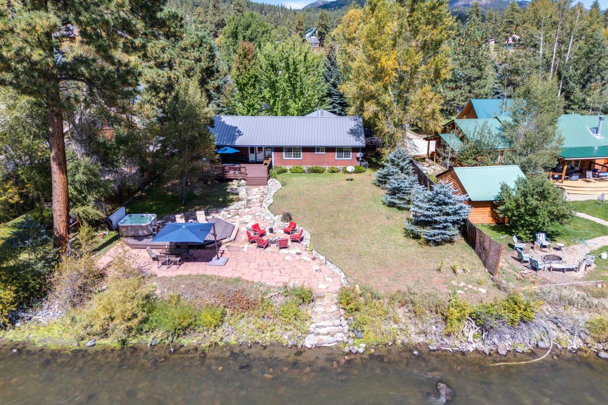 Riverfront Home With Fire Pit In Pagosa Springs! Exterior photo